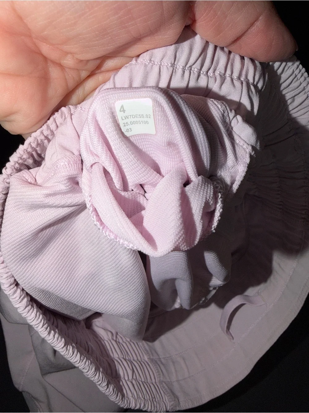 Lululemon Hotty Hot Light Pink Athletic Shorts - Picture 4 of 5